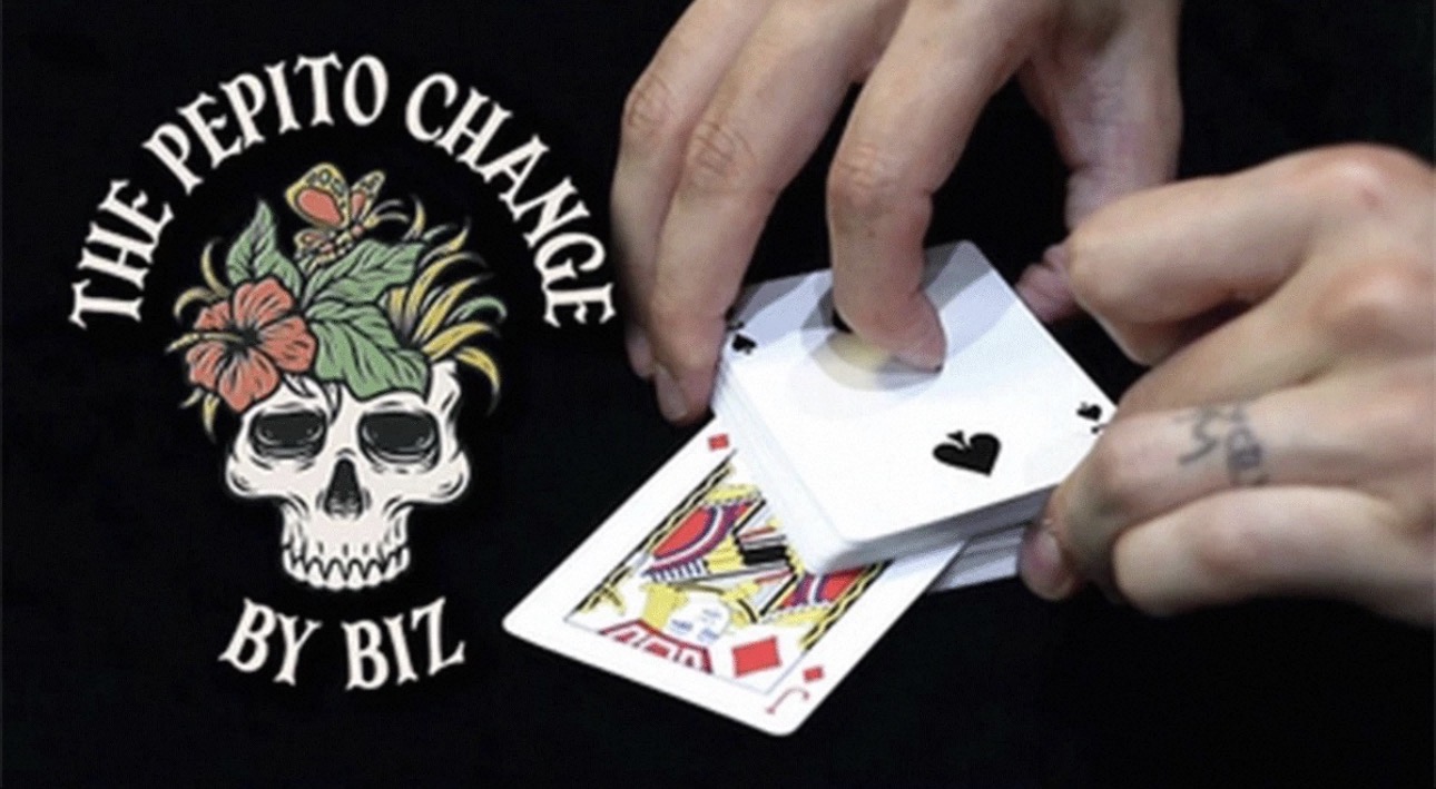 桌面变牌魔术手法 The Pepito Change by Biz 视觉-镜琛的魔法库