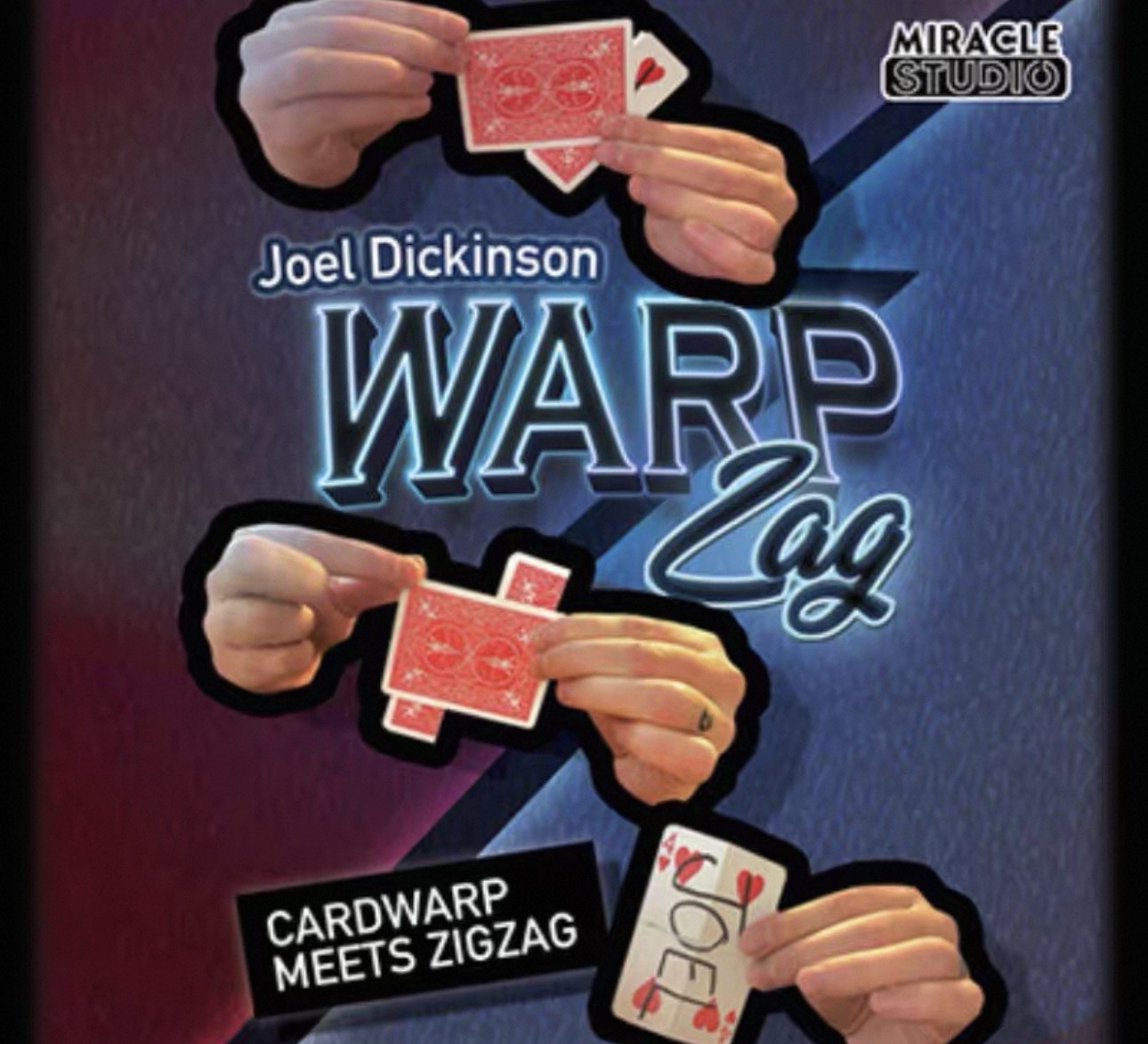 纸牌虫洞签名牌分裂还原WARPZAG近景街头扑克魔术教学-镜琛的魔法库